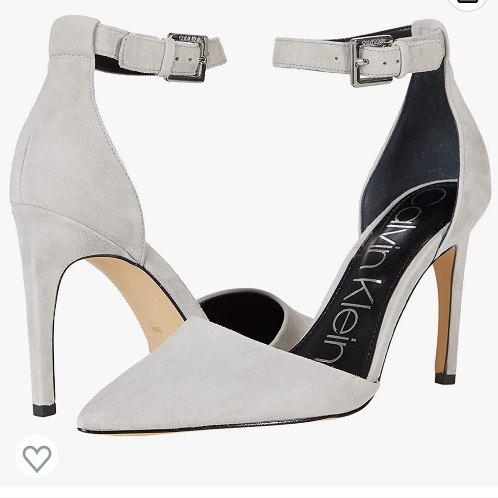 Calvin Klein Hilda grey heels
